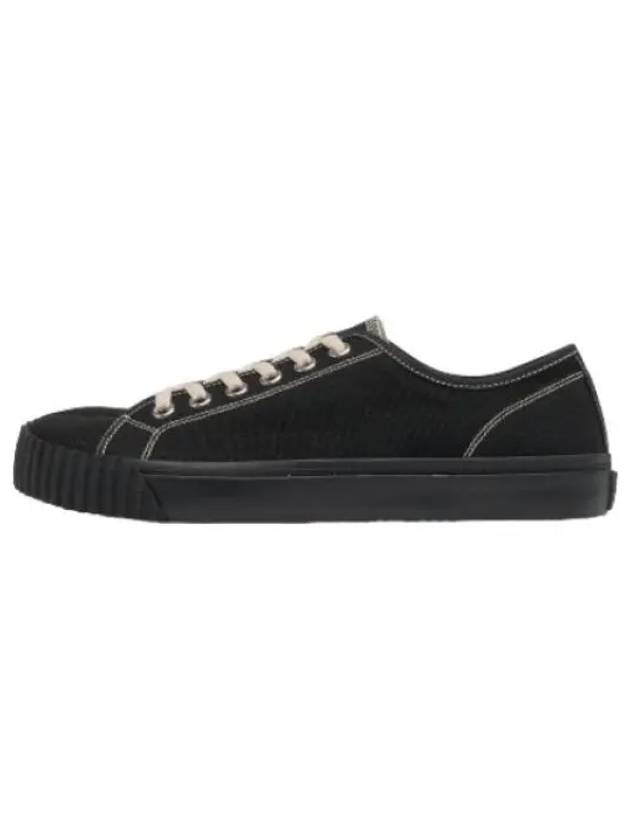 Tabi Toe Low Top Sneakers Black - MAISON MARGIELA - BALAAN 1