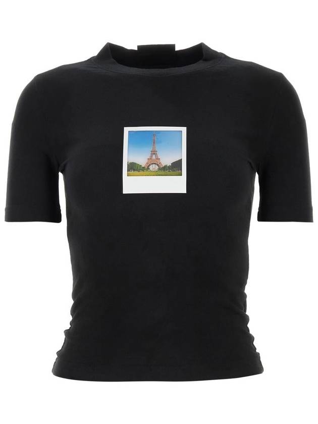 polaroid print stretch design t-shirt 745019TOVC7 - BALENCIAGA - BALAAN 2