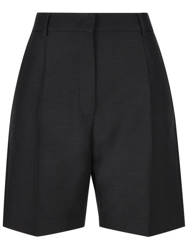 Valentino Garavani Shorts Black - VALENTINO - BALAAN 1