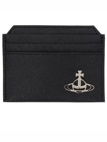 Logo Plaque Card Wallet Black - VIVIENNE WESTWOOD - BALAAN 2