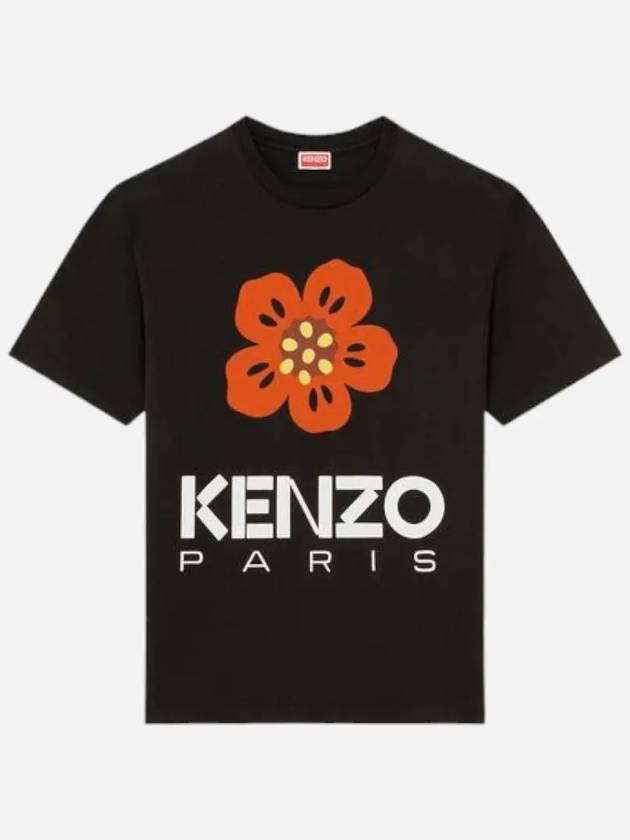 Boke Flower Short Sleeve T-Shirt Black - KENZO - BALAAN 3