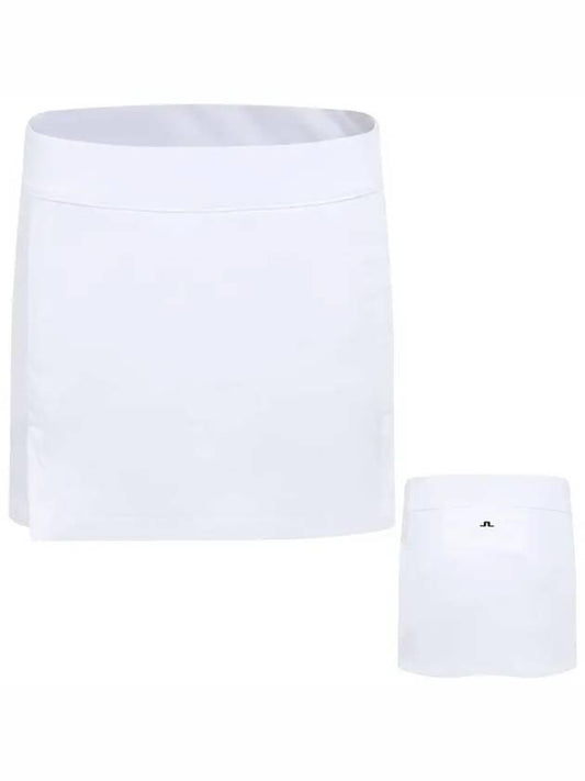 Women's Amelie H Line Skirt White - J.LINDEBERG - BALAAN 2