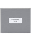 Vacchetta Leather Bill Fold Wallet Natural Brown - THOM BROWNE - BALAAN 8