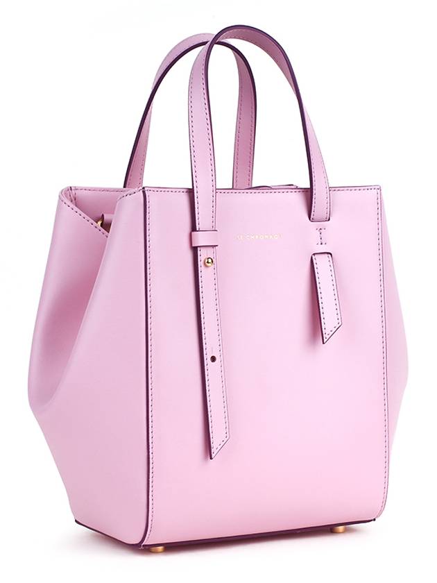 Blooming Leather Two Way Tote Bag Lilac - LECHROMAQI - BALAAN 3