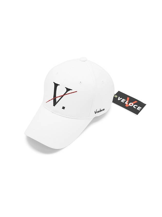 DG Ball Cap Hard Fit White - VVELOCE - BALAAN 1