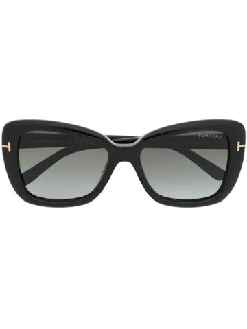 Eyewear logo detail butterfly frame sunglasses FT1008 - TOM FORD - BALAAN 1