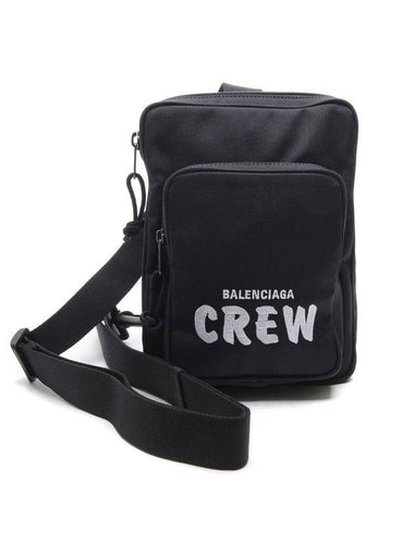 Explorer Logo Cross Bag Black - BALENCIAGA - BALAAN 1