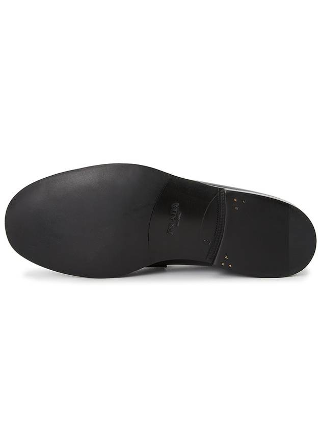 Brushed Leather Loafers Black - PRADA - BALAAN 6