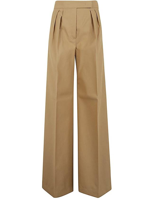 tan corte straight pants tobacco - MAX MARA - BALAAN 2