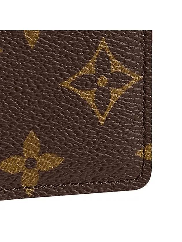 Monogram Card Wallet Fuchsia Brown - LOUIS VUITTON - BALAAN 7