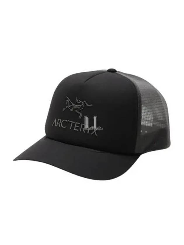 Bird Word Trucker Curved Ball Cap Black - ARC'TERYX - BALAAN 2