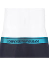 Men's Shiny Logo Stretch Briefs Blue Black - EMPORIO ARMANI - 6