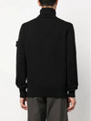 Wappen Patch Loose Fit Cotton Turtleneck Black - STONE ISLAND - BALAAN 5