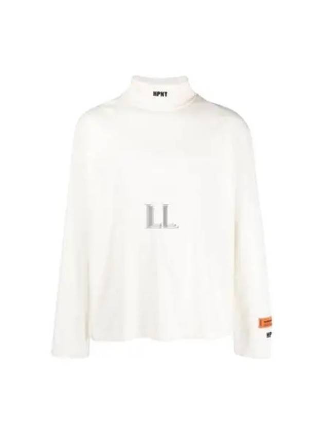 HPNY Logo Embroidered Turtleneck White - HERON PRESTON - BALAAN 2