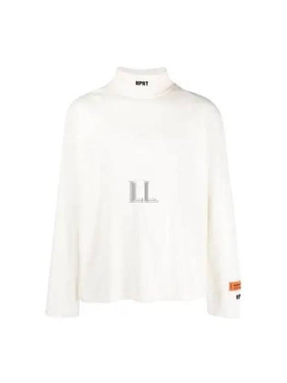 HPNY Logo Embroidered Turtleneck White - HERON PRESTON - BALAAN 2