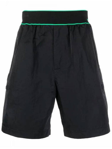 Technical Nylon Shorts Black - BOTTEGA VENETA - BALAAN 1