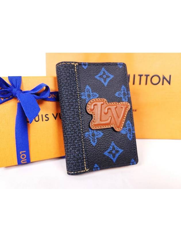 Pocket Organizer Blue - LOUIS VUITTON - BALAAN 4