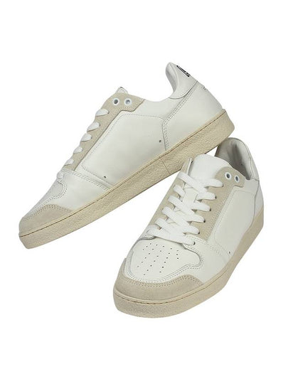 Men's Baskets Basses Classique Low Top Sneaker Off White - AMI - BALAAN 2