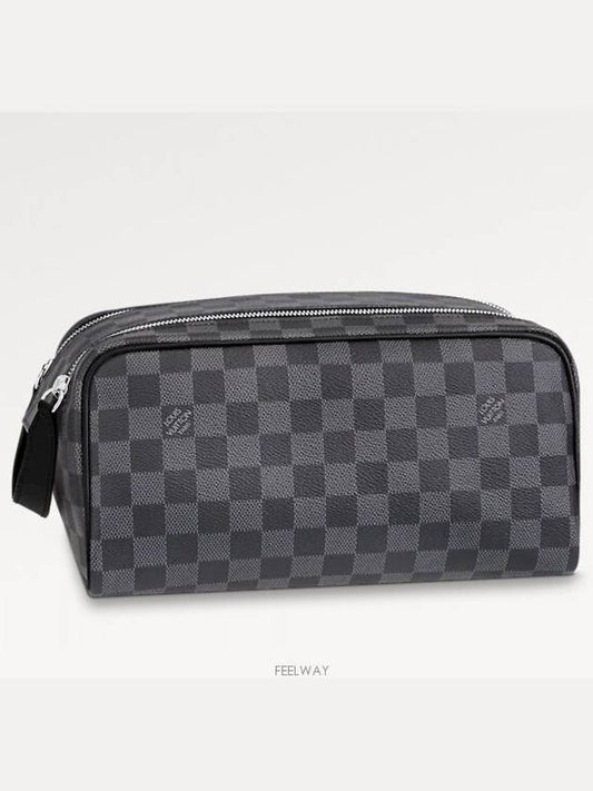 Toilet Dope Canvas Pouch Bag Black - LOUIS VUITTON - BALAAN 2