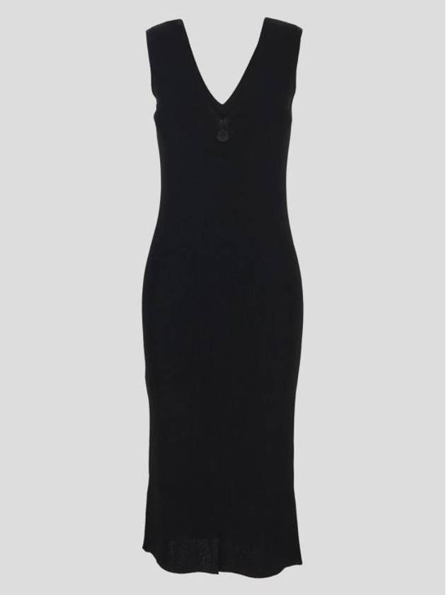 Long Dress 9L00002 M2833 999 Black - MONCLER - BALAAN 3