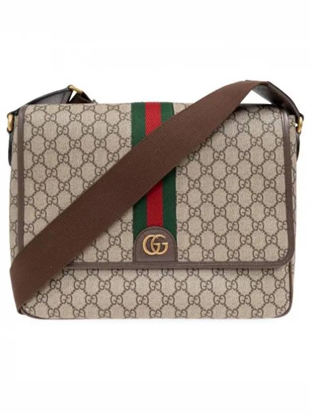 Men's Ophidia GG Cross Bag Beige Ebony - GUCCI - BALAAN 2