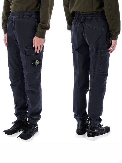 Wappen Patch Cargo Track Pants Navy - STONE ISLAND - BALAAN 2