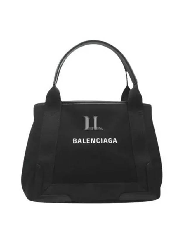 Cabas Logo Canvas Small Tote Bag Black - BALENCIAGA - BALAAN 2