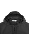 Wappen Patch Soft Shell Hooded Jacket Black - STONE ISLAND - BALAAN 5