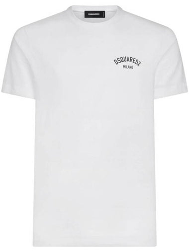 Short Sleeve T Shirt S71GD1392 D20020 100 White - DSQUARED2 - BALAAN 1