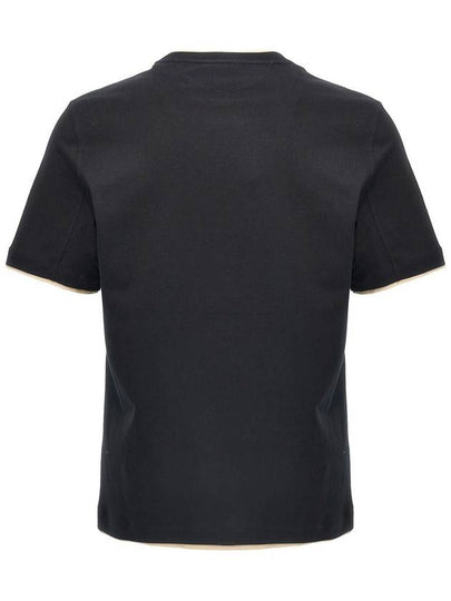 Brunello Cucinelli Logo Layered T-Shirt - BRUNELLO CUCINELLI - BALAAN 2