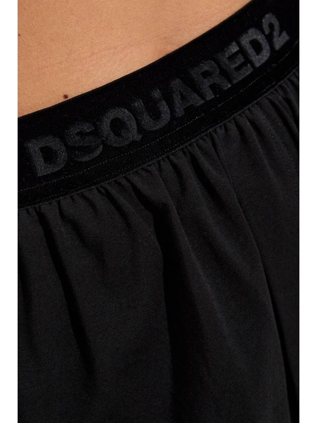 Dsquared2 Cotton Boxer Shorts, Women's, Black - DSQUARED2 - BALAAN 4