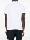 Stretch Cotton Pique Short Sleeve Polo Shirt White - STONE ISLAND - BALAAN 5