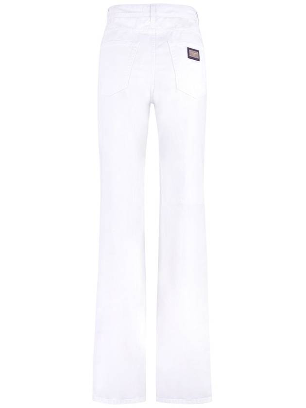 Denim Straight Pants FTCGNDG8JQ3 S9001 WHITE - DOLCE&GABBANA - BALAAN 3