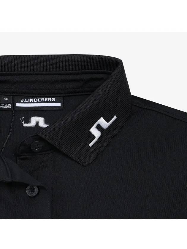 Women's Tour Tech Golf Polo Black - J.LINDEBERG - BALAAN 4