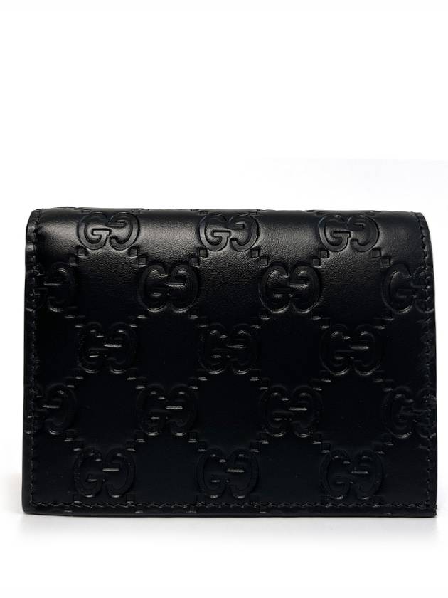 Signature Microshima bifold wallet black 779810 - GUCCI - BALAAN 1