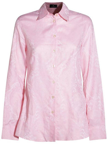 Etro Pink Cotton Shirt - ETRO - BALAAN 1