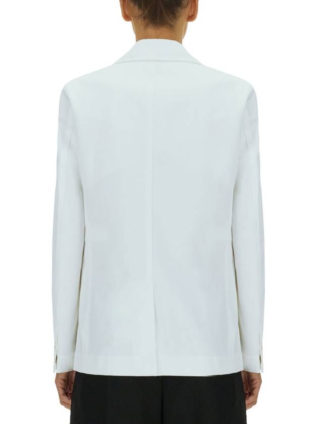 Classic Twill Jacket White - BOTTEGA VENETA - BALAAN 4