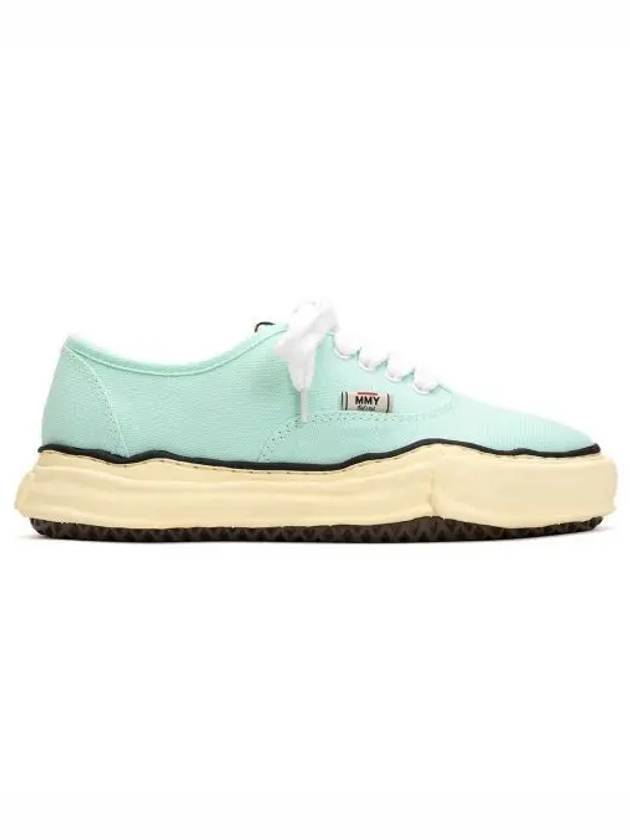 A09FW735 Light Blue Baker OG Sole Canvas Low Top Sneakers - MIHARA YASUHIRO - BALAAN 1