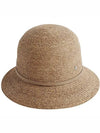 Besa 6 Cloche Hat Raffia Hat Straw Hat Nougat Nut - HELEN KAMINSKI - BALAAN 2