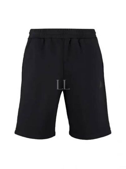 Men's Logo Printing Bermuda Shorts Black - GOLDEN GOOSE - BALAAN 2