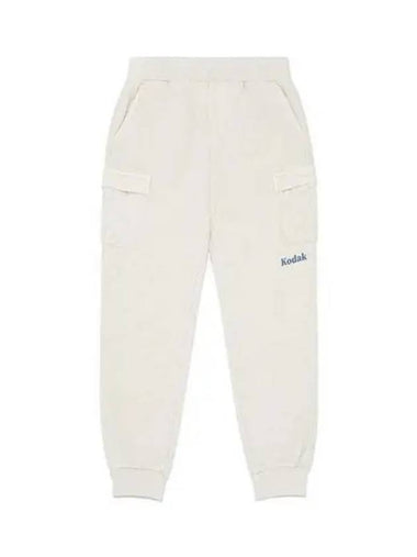 KODAK Apparel Trip Pigment Jogger Pants Women IVORY - KODO - BALAAN 1