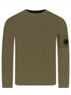 Diagonal Raised Fleece Lens Sweatshirt Ivy Green - CP COMPANY - BALAAN 2