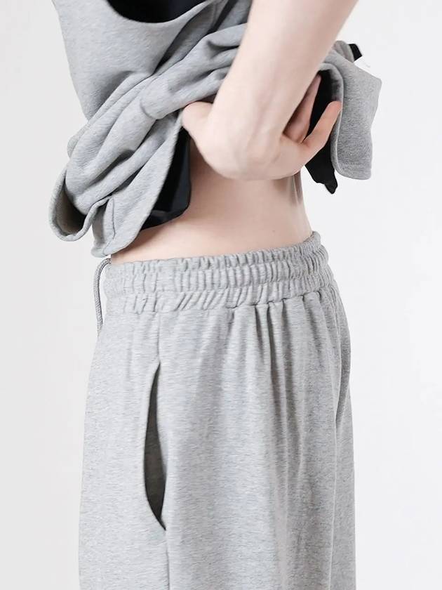 Unisex SSTPT Summer One Tuck Sweatpants Gray - CHANCE'S NOI - BALAAN 4