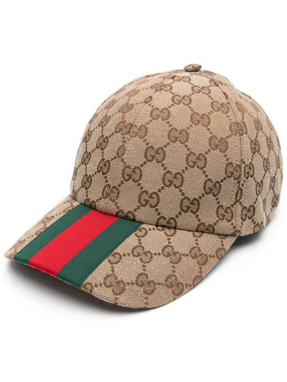 Original GG Base Ball Cap Beige Ebony - GUCCI - BALAAN 2