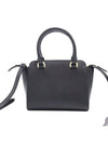 Women s Prada 1BA380 Black Saffiano Gold Triangle Logo Mini Tote 2WAY gt bag Gangbuk used luxury goods - PRADA - BALAAN 6