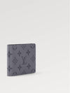 Monogram Eclipse Reverse Slender Half Wallet Grey - LOUIS VUITTON - BALAAN 3