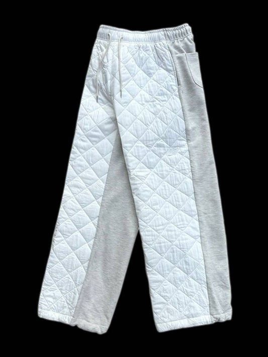 QUILTING 2WAY SWEAT PANTS IVORY - DRUG PRODUCT - BALAAN 2