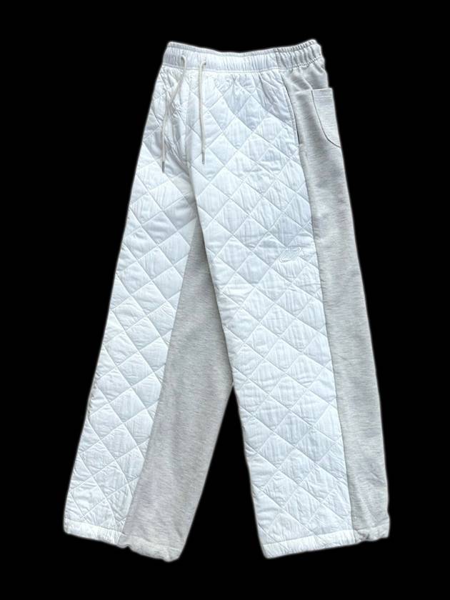 QUILTING 2WAY SWEAT PANTS IVORY - DRUG PRODUCT - BALAAN 1