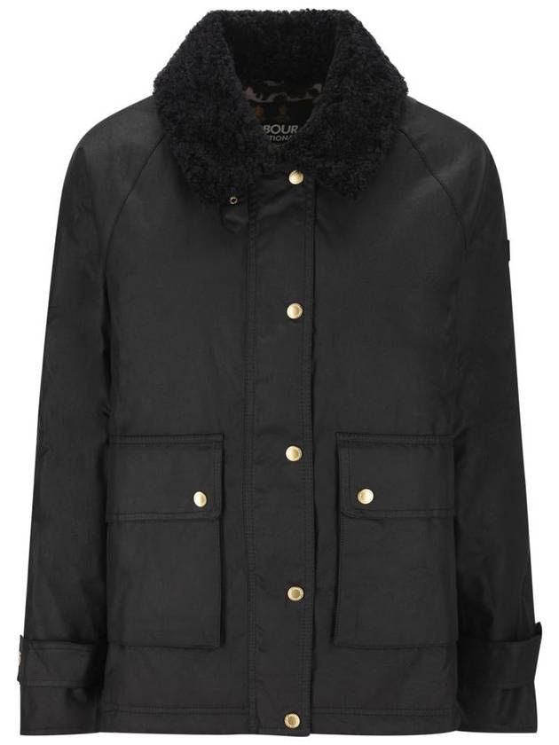 High Neck Two Pocket Jacket Black - BARBOUR - BALAAN 2