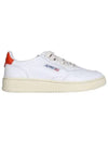 Medalist Orange Tab Low Top Sneakers White - AUTRY - BALAAN 1